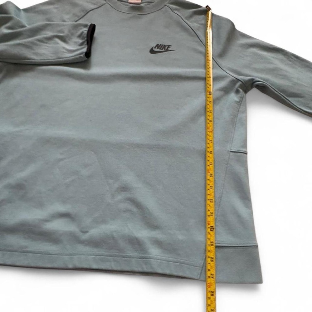 Nike Tech Fleece Crewneck Sweatshirt Blue Size XL with zipper side pocket - Picture 8 of 8